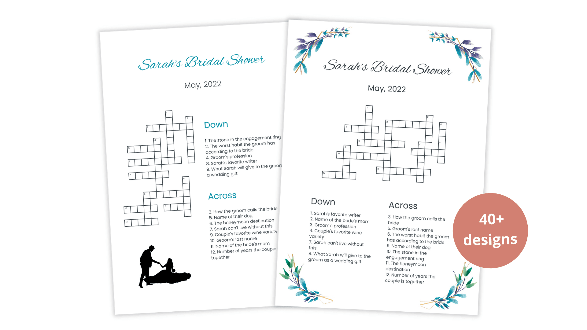 70+ Clues and Questions Ideas for a Bridal Shower Crossword Puzzle -  Perfect Crosswords Blog